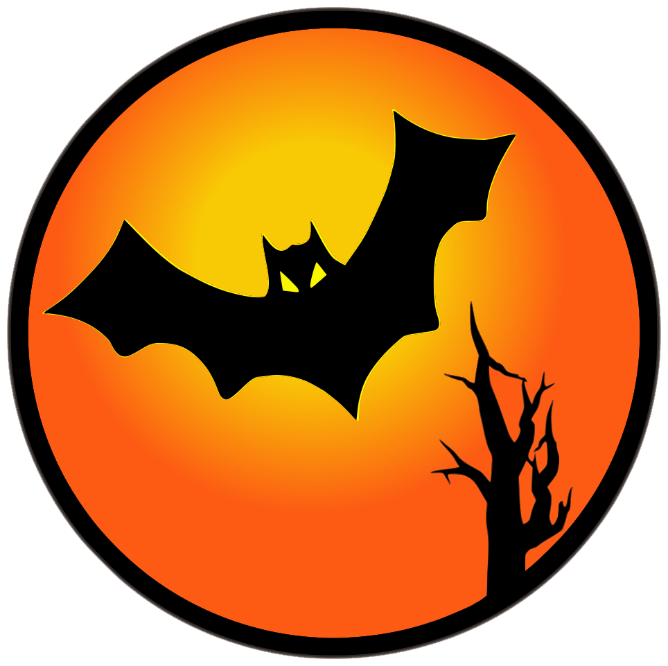 bat, sunset, halloween png transparent @transparentpng.com