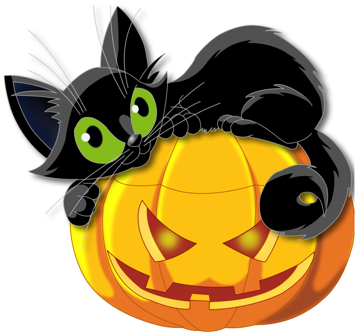 cats halloween png transparent image @transparentpng.com