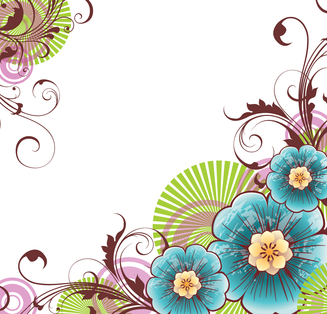 flower vectors various card images @transparentpng.com