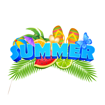 summer transparent hd clipart background with fruity @transparentpng.com
