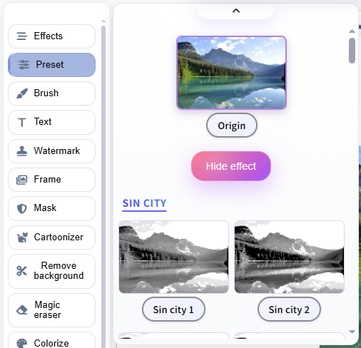 preset tool image